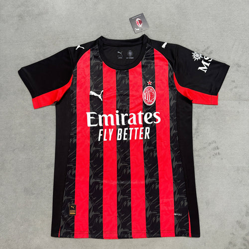 Maillot Domicile Ac Milan 25-26| Serie A Zone Jerseys MTL